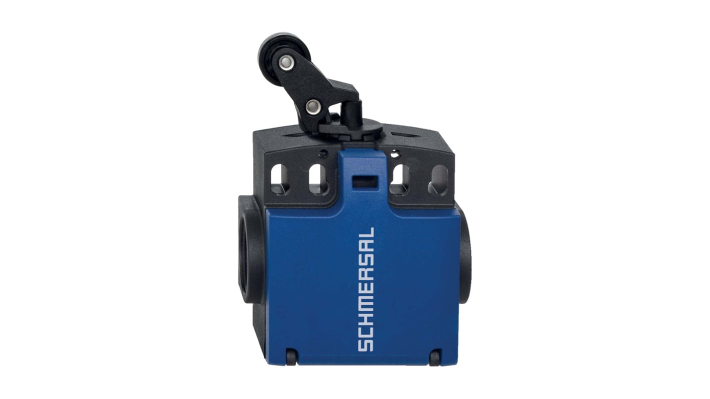 Interruttore di sicurezza Schmersal 103015060, con pistone superiore e contatti in argento, grado di protezione IP66/IP67.