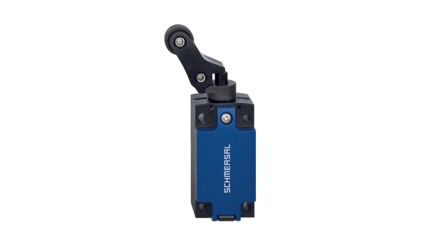 Interruttore di sicurezza Schmersal 103015120 con struttura in zinco, contatti in argento e protezione IP66/IP67.