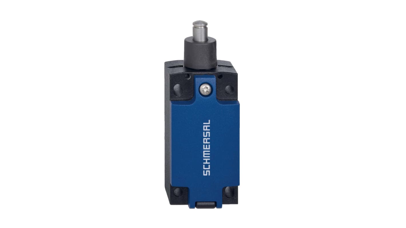 Interruttore di sicurezza Schmersal 103015098, con attuatore tipo B, contatti in argento e protezione IP66/IP67.