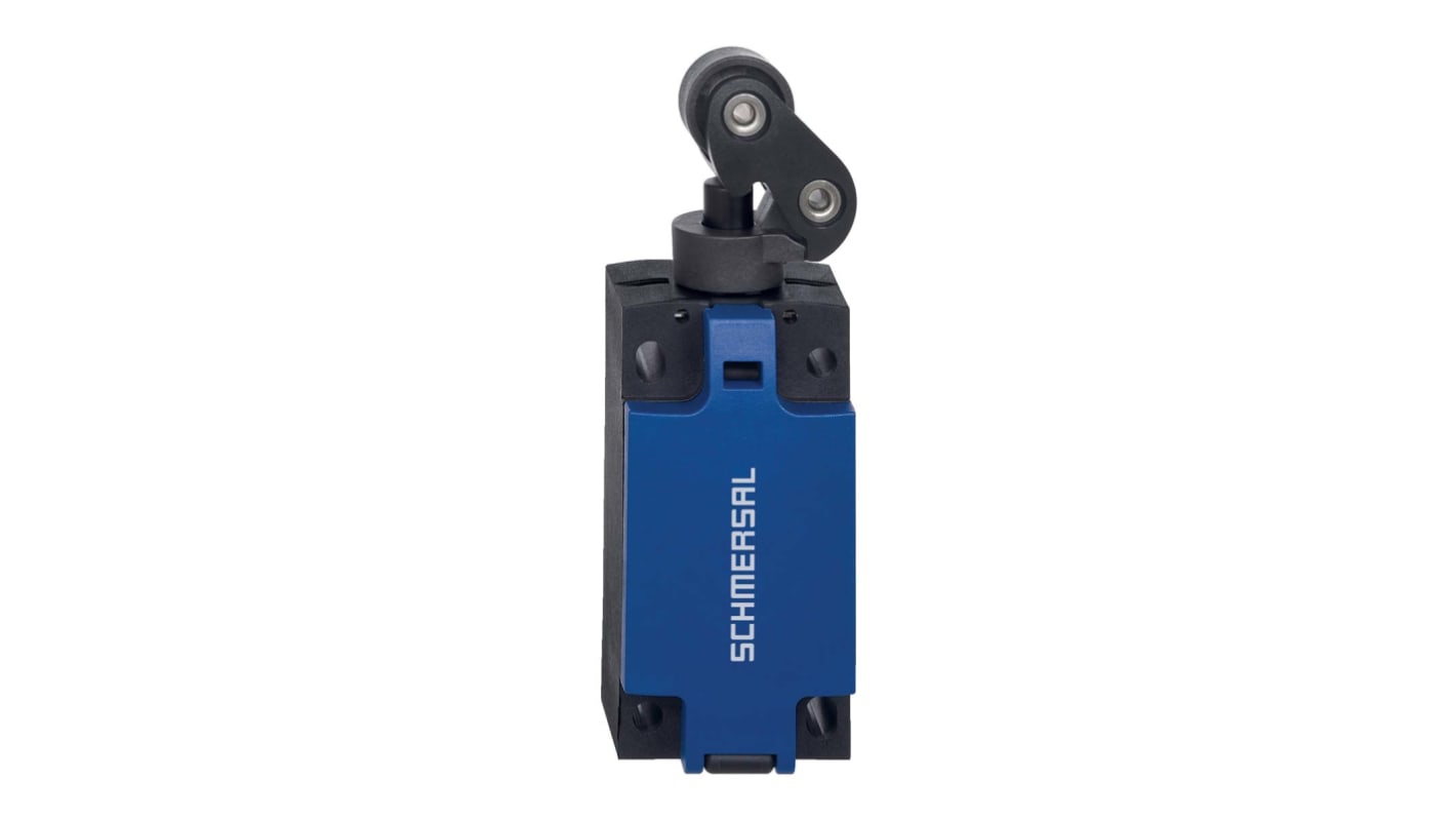 Interruttore di sicurezza Schmersal 103015158 con contatti in argento, struttura in plastica rinforzata, classe di protezione IP66/IP67.