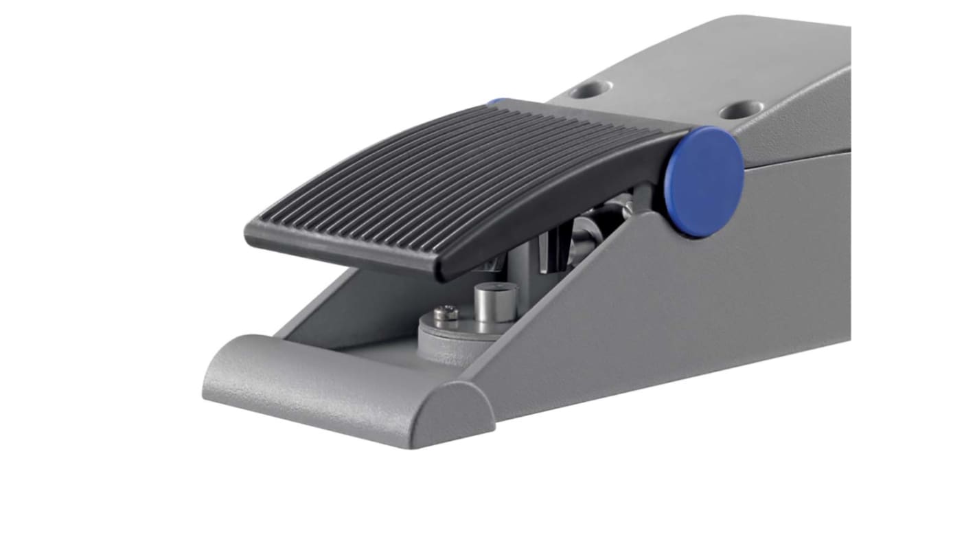 Interruttore a pedale momentaneo Schmersal, configurazione NC/NO, grado di protezione IP65, 4 contatti, alluminio e termoplastico.