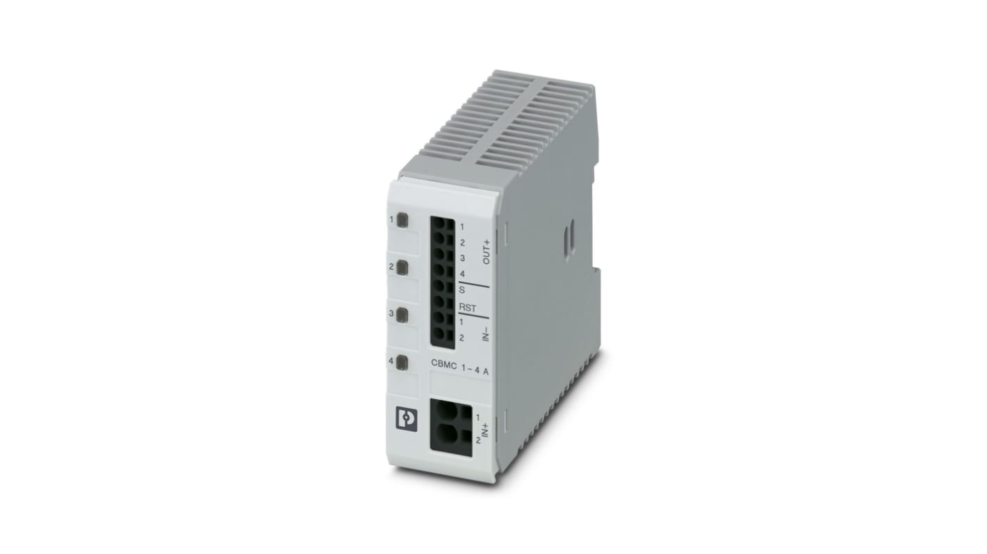 Interruttore elettronico Phoenix Contact CBMC 4A 24V 1 canale DIN - 1065727: Protezione avanzata per carichi industriali. Facile sostituzione, diagnostica integrata.