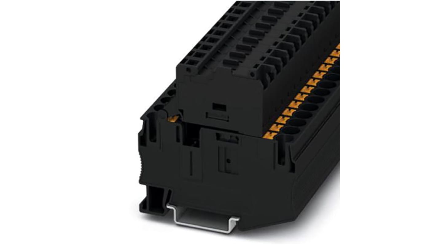 Morsetto portafusibile componibile Phoenix Contact 3211874, 10A, 24V, 0.5mm²-10mm², -60°C-85°C. Ideale per quadri di controllo.