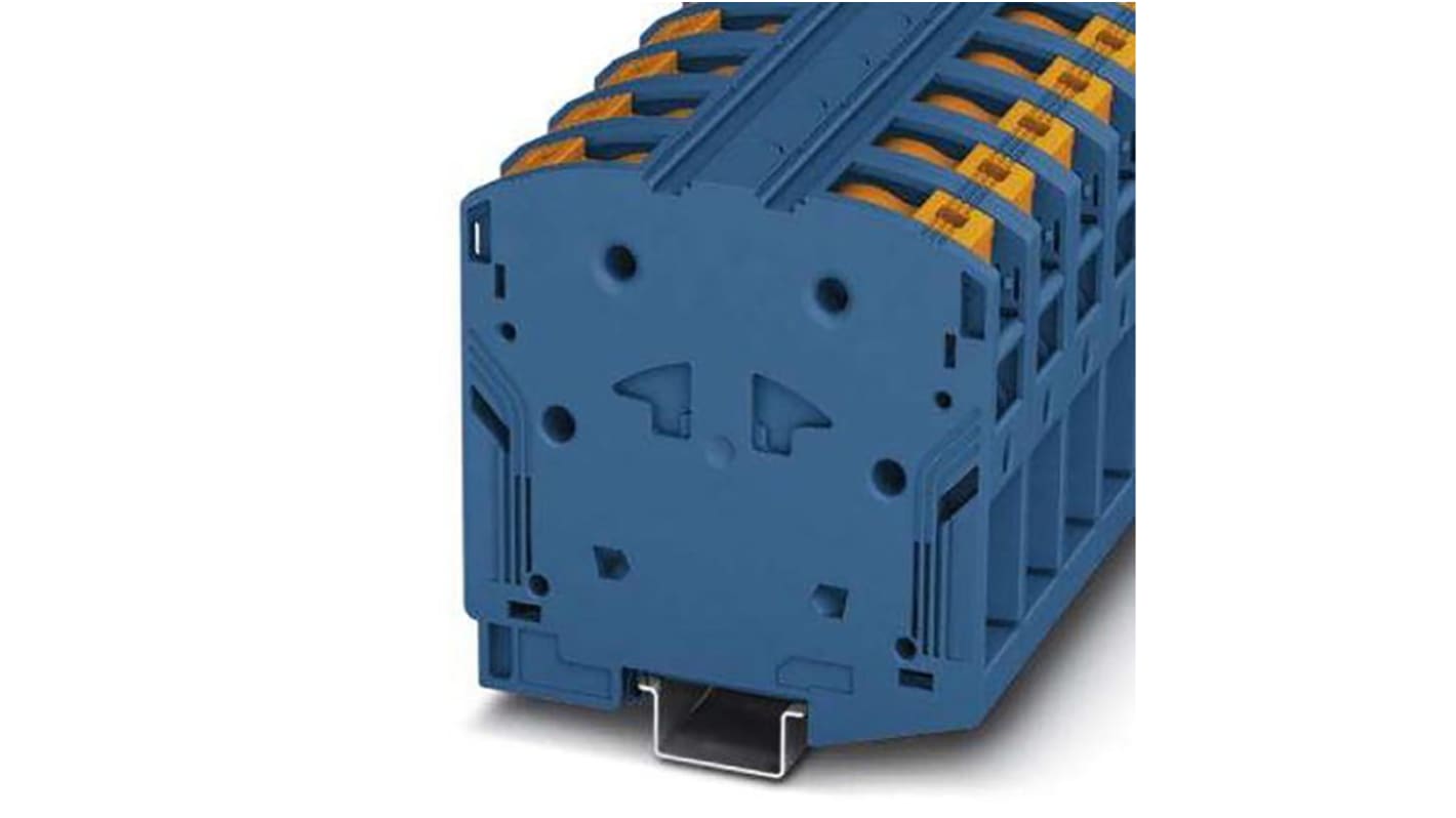 Morsettiera Phoenix Contact 3260051 per correnti elevate 150A, 1500V c.c. / 1000V c.a. Con connessione Power Turn e supporto per sezioni da 10mm² a 70mm².