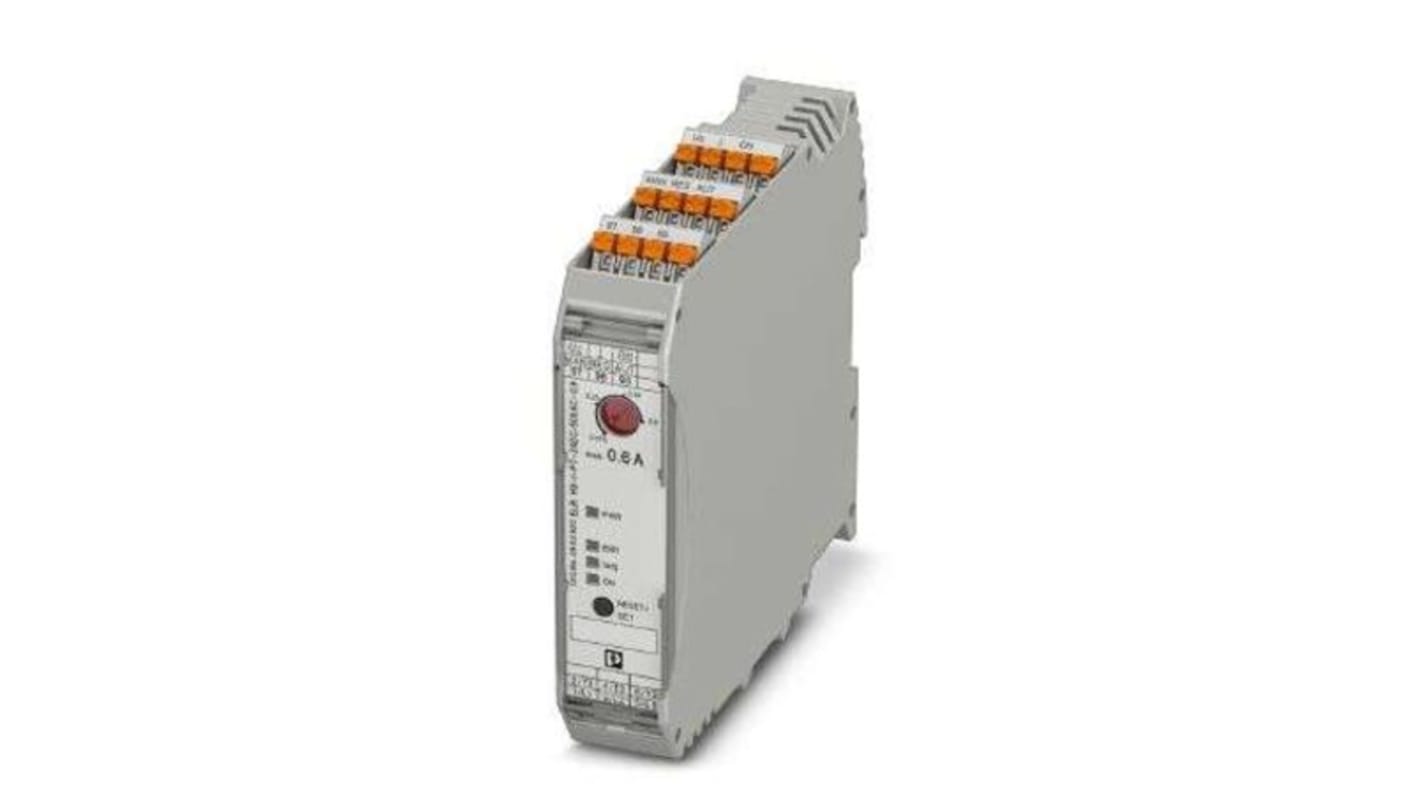 Starter motore avanzato Phoenix Contact 2903920, per motori reversibili fino a 500 V, corrente 0,6 A, grado di protezione IP20.