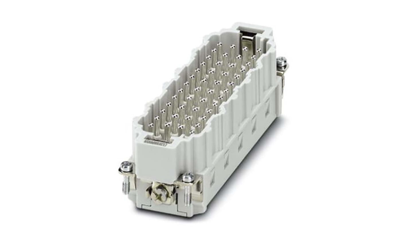 Connettore di potenza Phoenix Contact 1014424, maschio, serie HC-BB46, 16A, 46 vie + PE. Affidabile, temperatura -40 °C/+125 °C, grado di inquinamento 3.