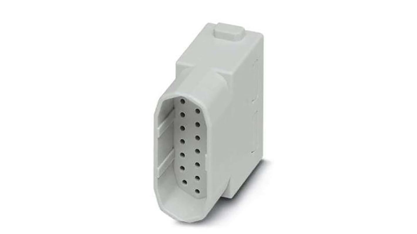 Modulo inserto contatti Phoenix Contact 1414374, maschio, 25 vie, per contenitore HEAVYCON B6-B48. Contatti in lega di rame, temperatura operativa da -40 °C a 125 °C. Ideale per applicazioni di segnale.