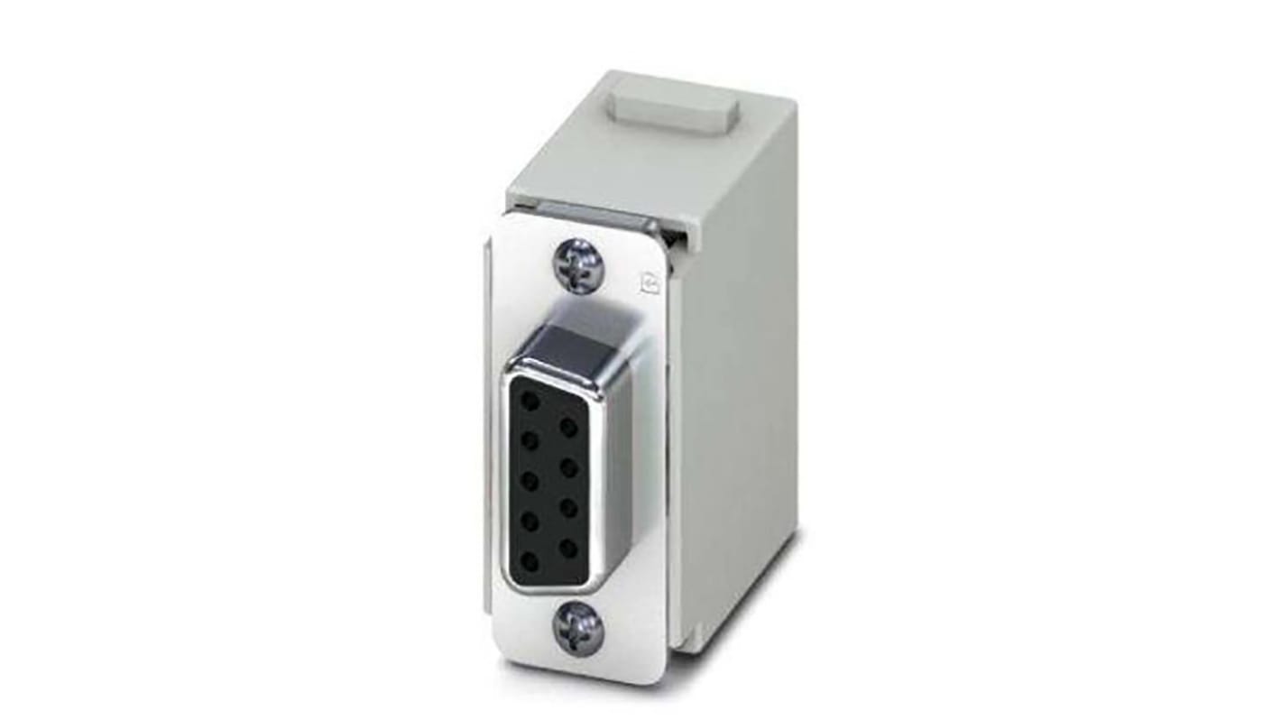 Modulo inserto contatti femmina Phoenix Contact 1417308 per contenitore HEAVYCON, 9 vie, lega di rame, -40 °C a 125 °C. Ideale per applicazioni dati.