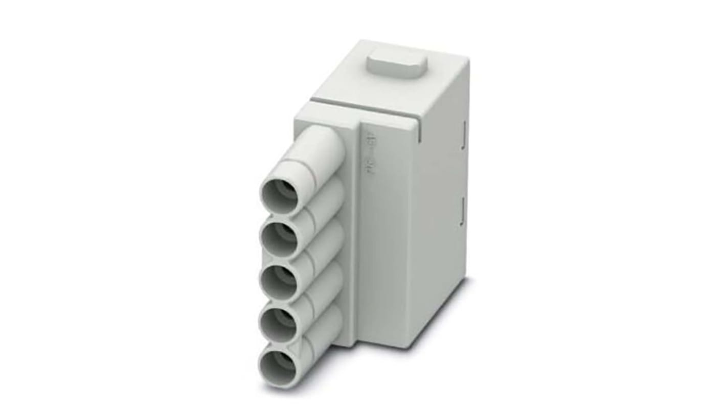 Modulo inserto contatti femmina Phoenix Contact 1423962 HC-M-05-T 16A 5 vie - Temperatura -40 °C / 125 °C - Applicazioni di potenza.