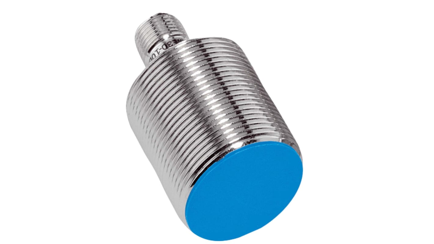 Sensore di prossimità cilindrico NPN Sick IME30-10BNSZC0K, M30, rilevamento 10 mm, IP67, montaggio a filo, 10-30 V.