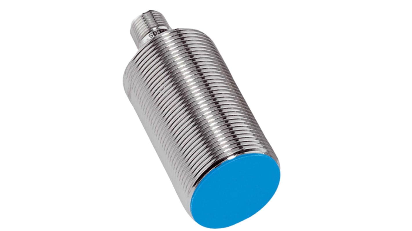 Sensore di prossimità cilindrico Sick IME30-10BPOZC0S, PNP normalmente chiuso, M30, rilevamento 10 mm, IP67, montaggio a filo.