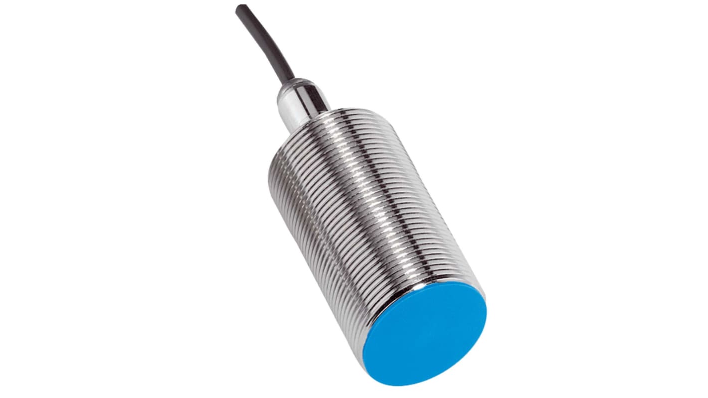 Sensore di prossimità cilindrico NPN Sick IME30-15BNSZW2S, gamma di rilevamento 15 mm, IP67, montaggio a filo, dimensioni 70x30 mm.