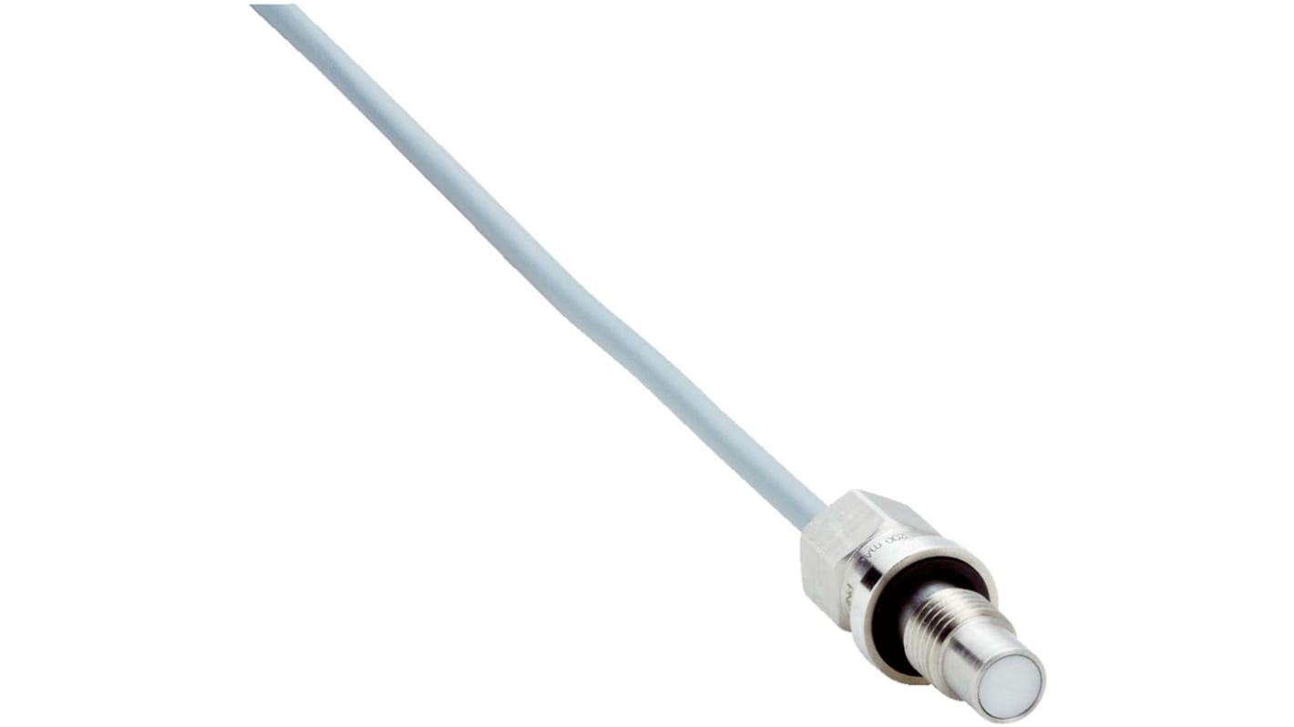 Sensore di prossimità cilindrico PNP Sick IMP08-1B5PSVU2S, M8 x 1, rilevamento 1,5 mm, IP68, acciaio inox, 30 mm x 8 mm.