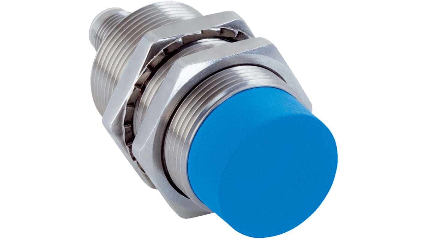 Sensore di prossimità cilindrico Sick IMB30-20NPOVC0S, PNP normalmente chiuso, gamma di rilevamento 20 mm, custodia in acciaio inox.