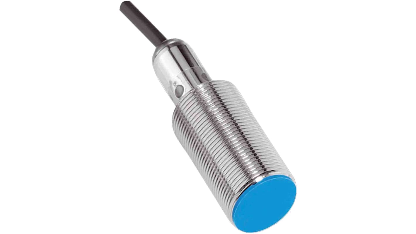 Sensore di prossimità cilindrico NPN Sick IME18-05BNSZW2K, gamma di rilevamento 5 mm, IP67, alimentazione 10-30 V.