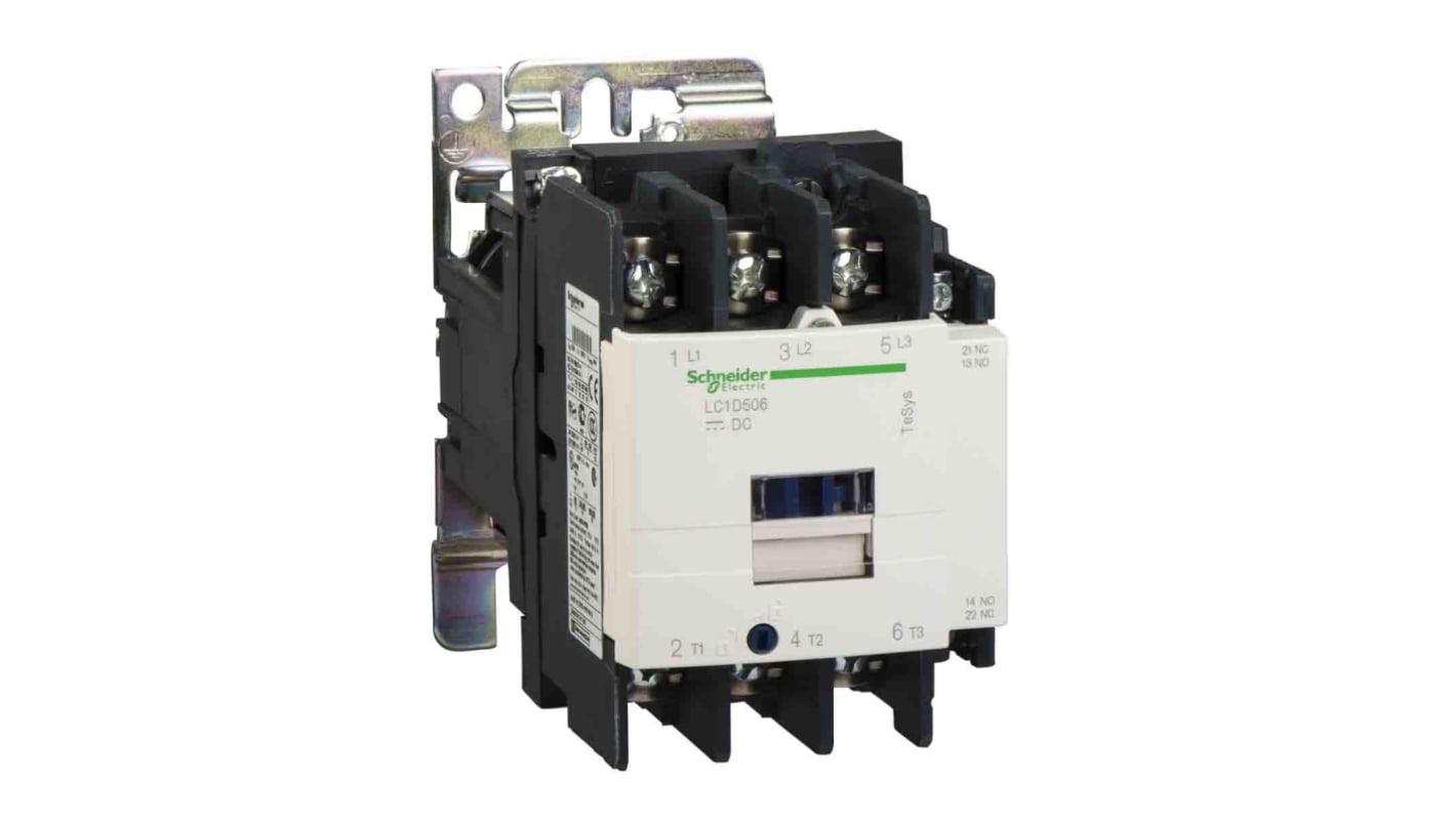 Teleinvertore Reversibile Schneider Electric LC1D506BWS207, 3 poli, 50 A, bobina 24 V c.c., grado di protezione IP20.