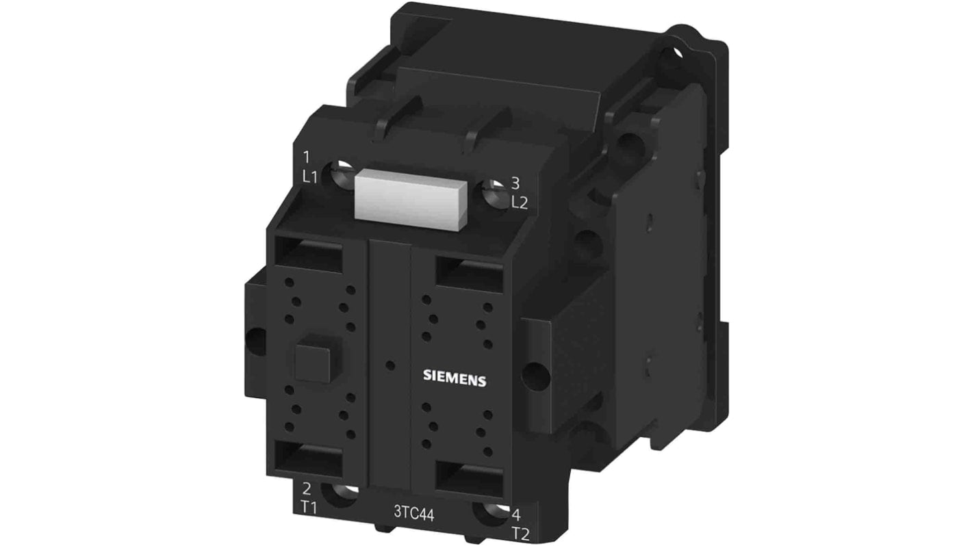 Contattore Siemens 3TC4417-0BP0, 2 poli, 2 NO + 2 NC, 32 A, bobina 300 V, design compatto e affidabile.