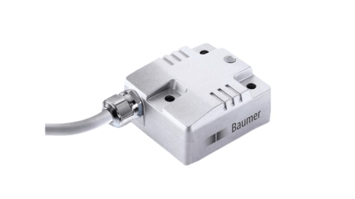 Sensore di inclinazione Baumer GIM500R-M112.FC4.A, 30 V, uscita analogica, intervallo 0-360°, grado di protezione IP 69K.
