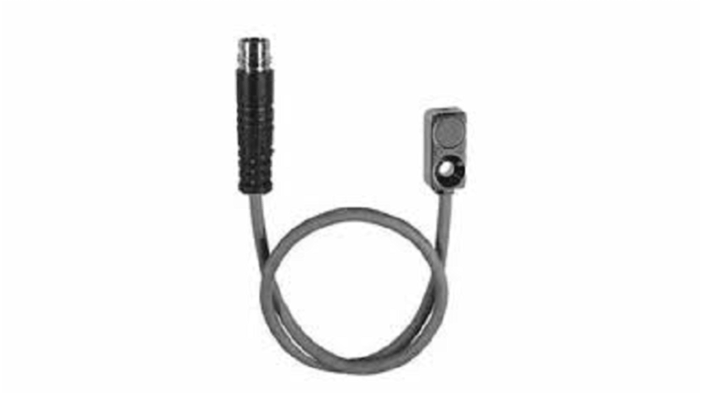 Sensore di prossimità induttivo Baumer IWFM 08U9501, corpo parallelepipedo, rilevamento 2 mm, IP 67, cavo 2 m.