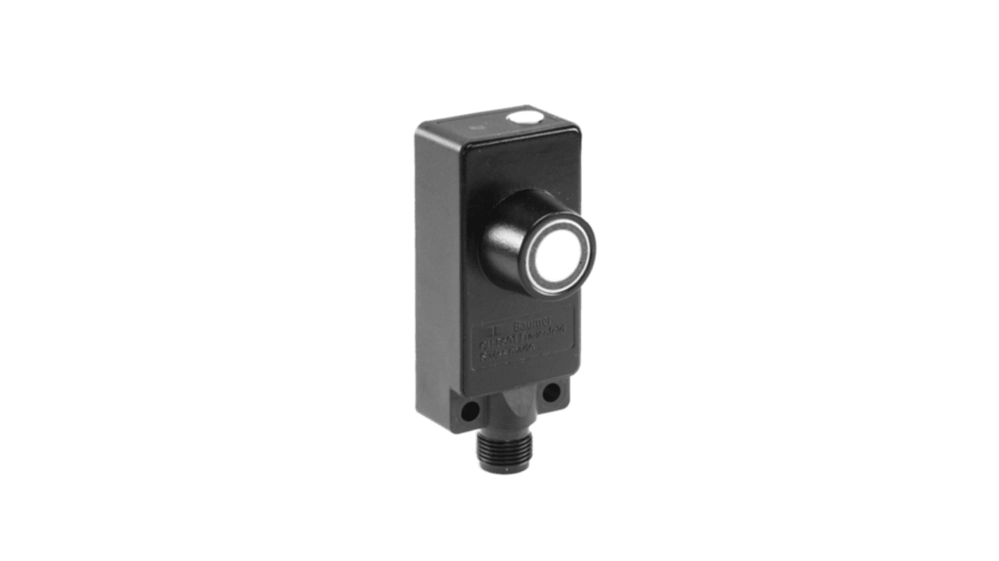 Sensore di movimento a ultrasuoni Baumer UNDK 30U9112/S14, rilevamento 60-400 mm, connettore M12, protezione IP67.