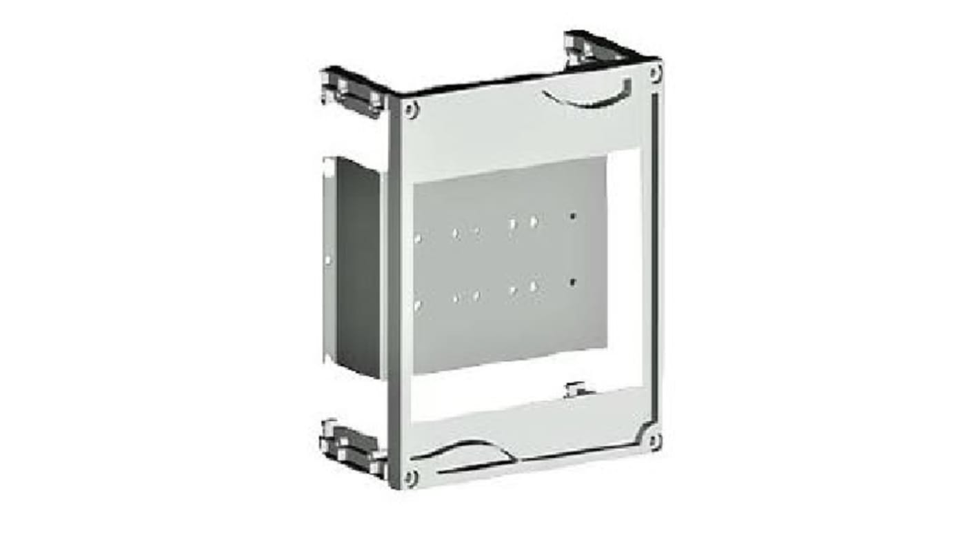 Kit adattatore Siemens 8GK4555-2KK12 per sezionatori fusibili LV HRC, compatibile con 400/630 DIN, include piastra di supporto. Dimensioni: 300 mm x 250 mm.