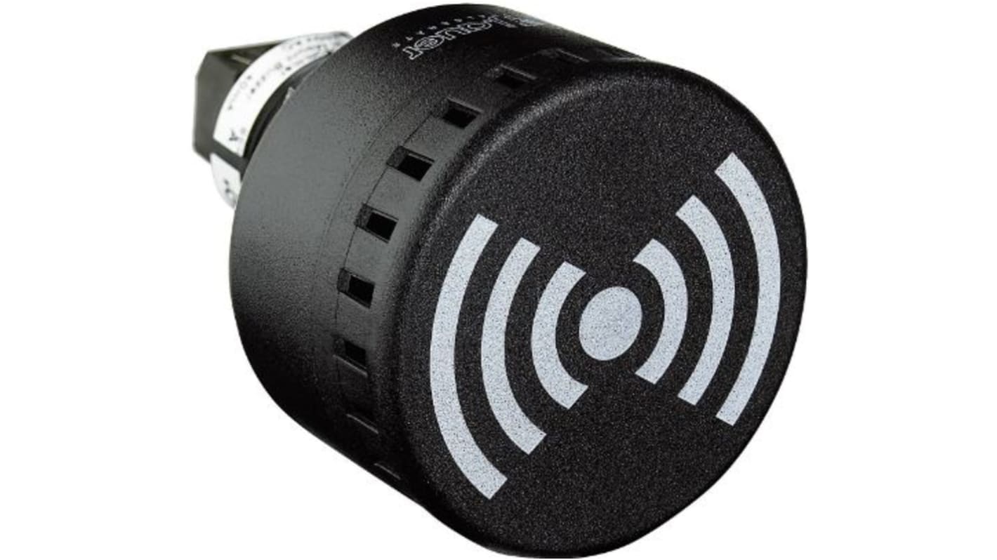 AUER Signal 814500313, segnalatore acustico elettronico da montaggio a pannello, 230 V, 105 dB, IP65, diametro 22,5 mm.