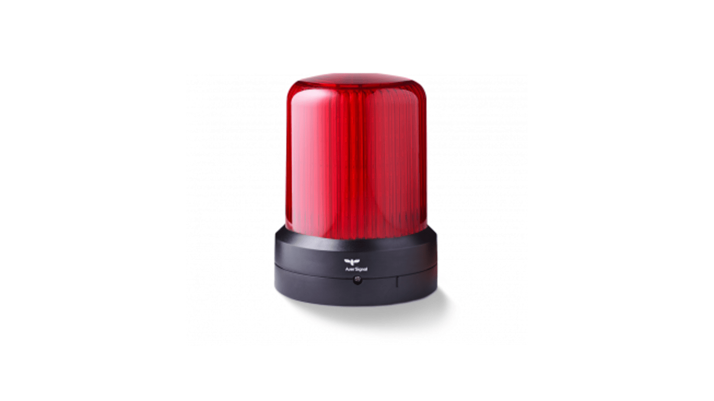 Segnalatore LED fisso rosso AUER Signal 850502313RBL, diametro 110 mm, montaggio orizzontale, IP66, alimentazione 110-240 V CA.