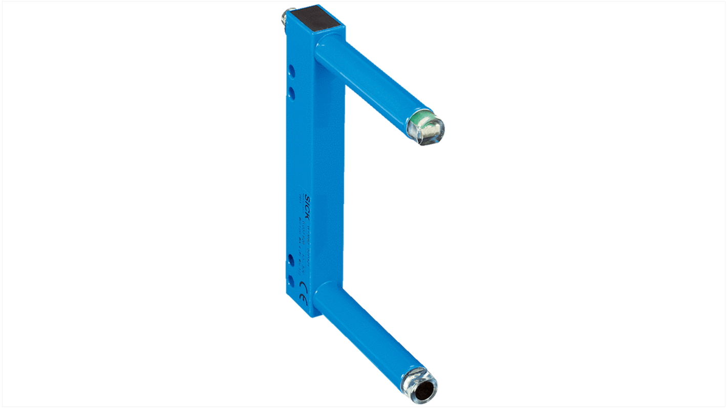 Sensore fotoelettrico PNP Sick WFM120-120P311, rilevamento 120 mm, connettore M8, grado di protezione IP67, custodia metallica.
