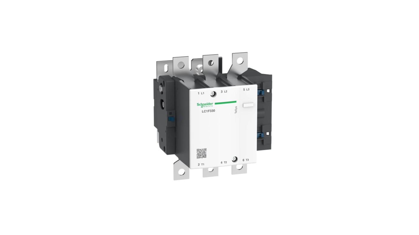 Contattore reversibile Schneider Electric LC1F330P7, 3 poli, 330 A, bobina 230 V c.a., grado di protezione IP2x.