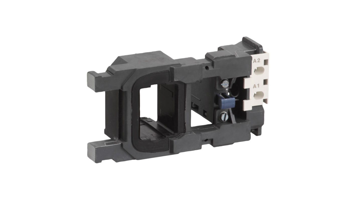 Bobina contattore Schneider Electric LX4FG024, 24 V c.c., per serie LC, peso 0,55 kg, durata meccanica fino a 10 milioni di cicli.