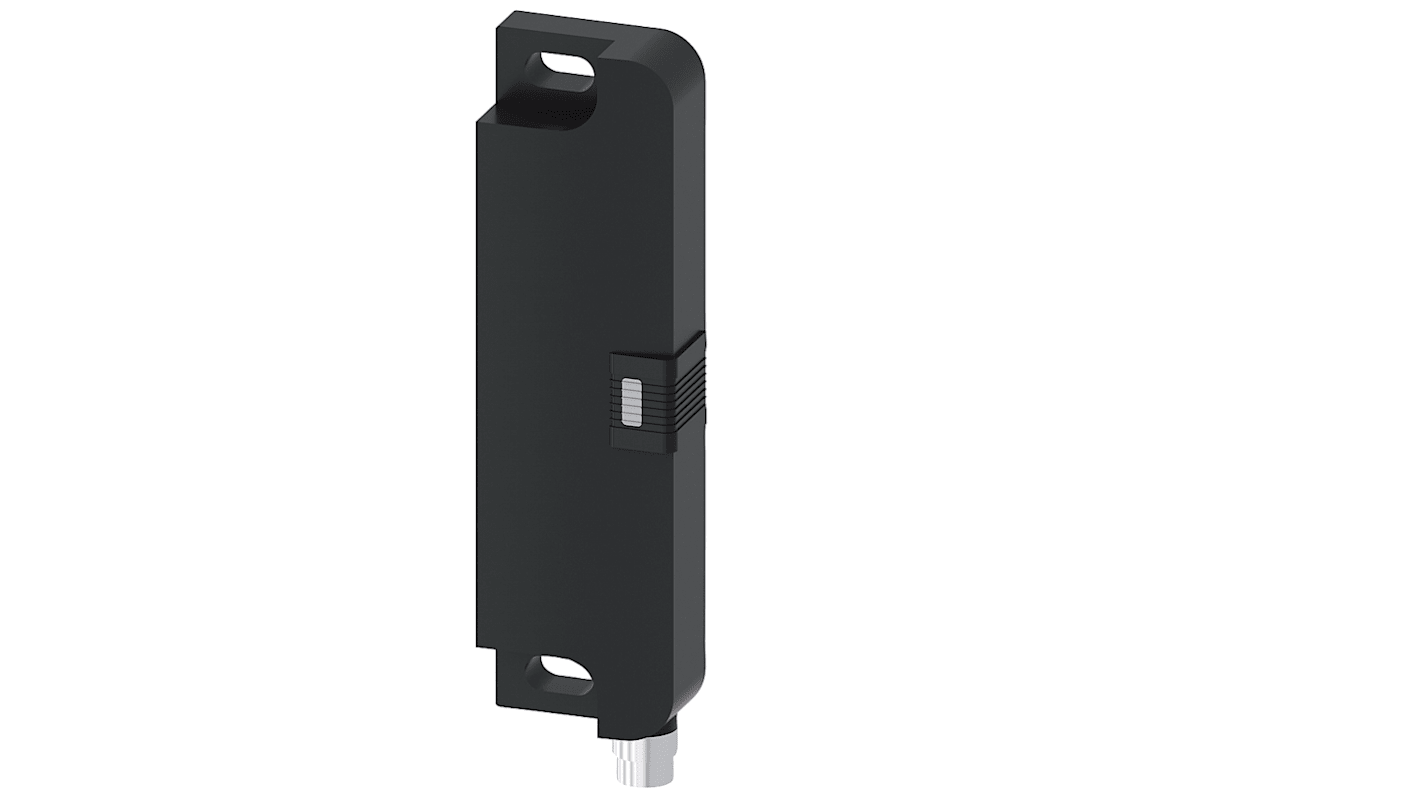 Interruttore di sicurezza senza contatto Siemens 3SE6614-4CA01, 24V cc, 2 contatti NC, grado di protezione IP67, dimensioni 25 x 88 mm.