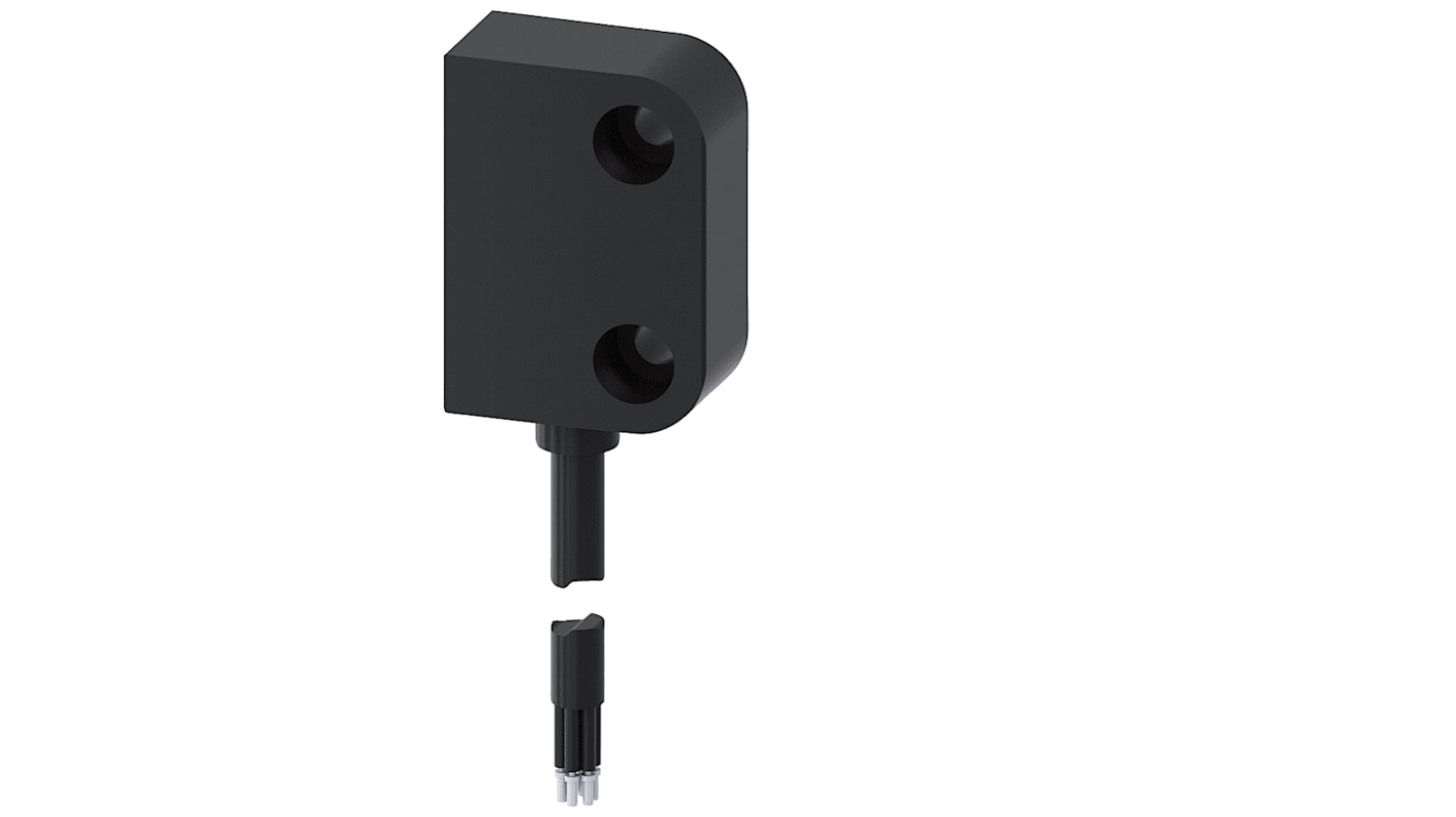 Interruttore di sicurezza senza contatto Siemens 3SE6617-3CA04, 2 contatti NC, grado di protezione IP67, dimensioni 26 x 33 mm.