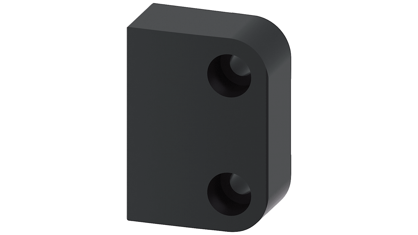 Interruttore di sicurezza senza contatto Siemens 3SE6714-3CA, dimensioni 25 x 88 mm, grado di protezione IP67, azionamento magnetico.