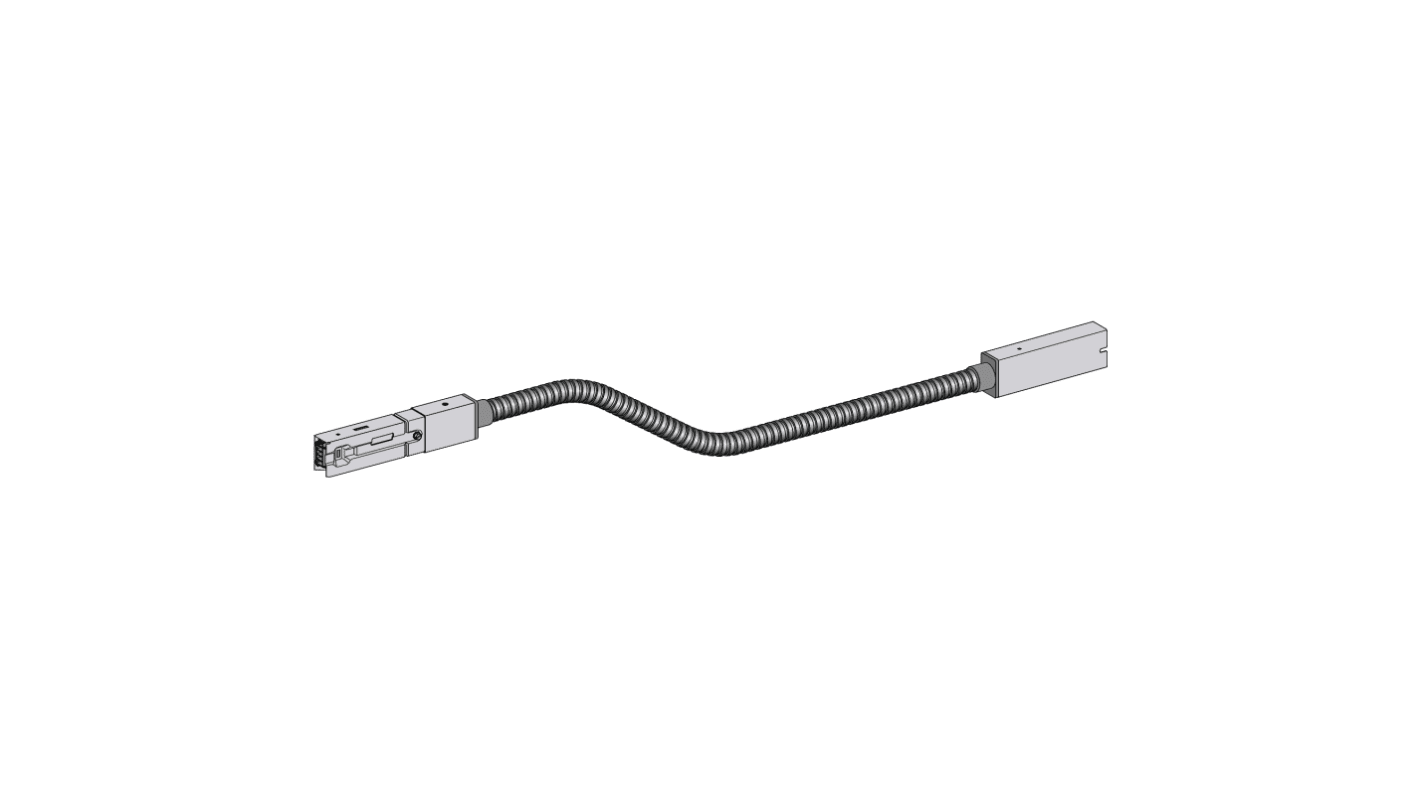 Canalina passacavi flessibile Schneider Electric KBA40DF405W 540 mm IP55 IK06. Ideale per adattarsi a cambi di direzione e superare ostacoli.