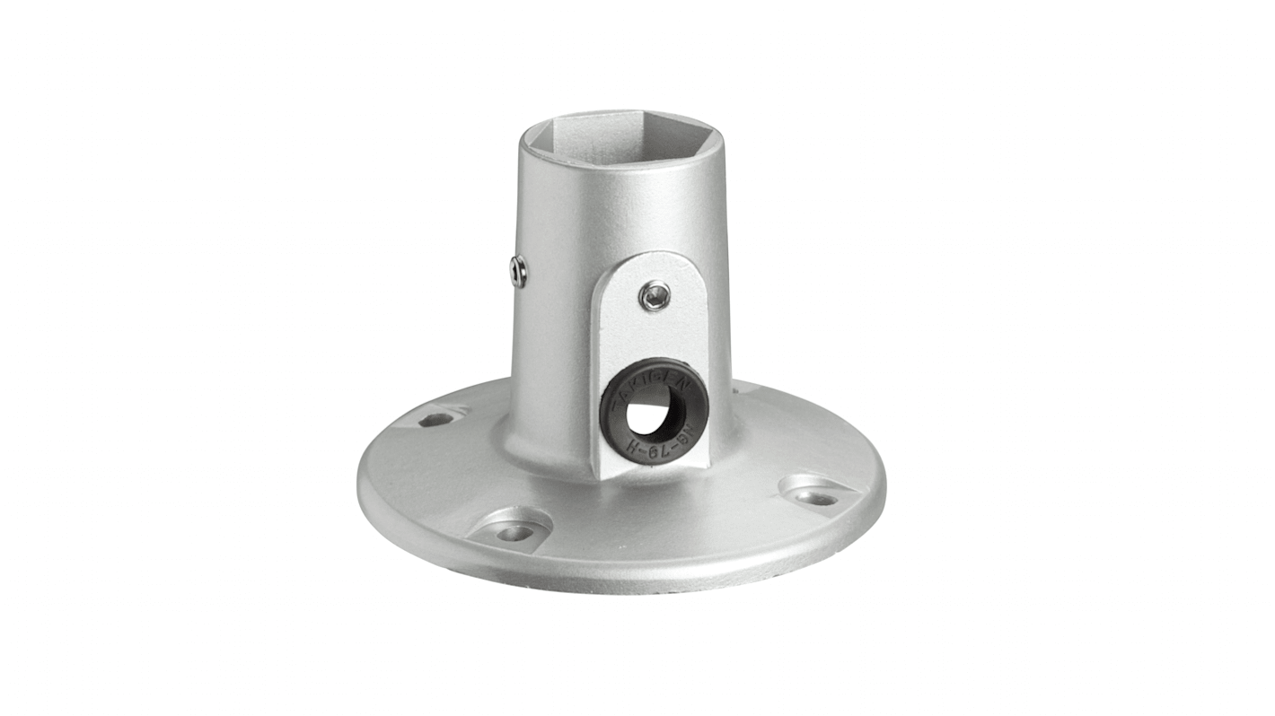 Piastra di fissaggio Schneider Electric XVCZ11 per montaggio tubo supporto, in metallo, compatibile con la serie XVC.