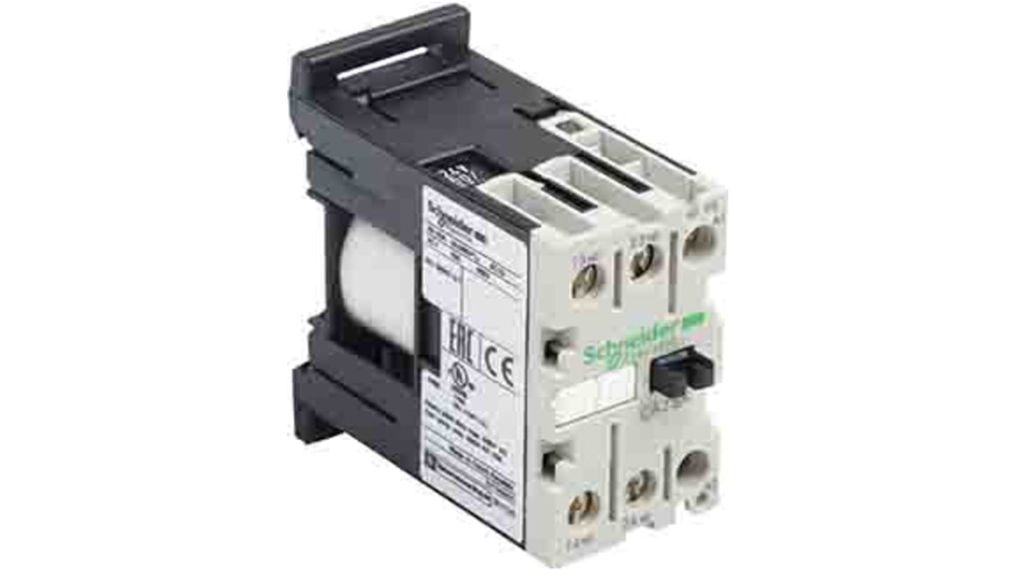 Relè di controllo Schneider Electric CA2SK20D7, 2NO, carico FLC 10 A, tensione di controllo 42 Vac, per avviamento motori.