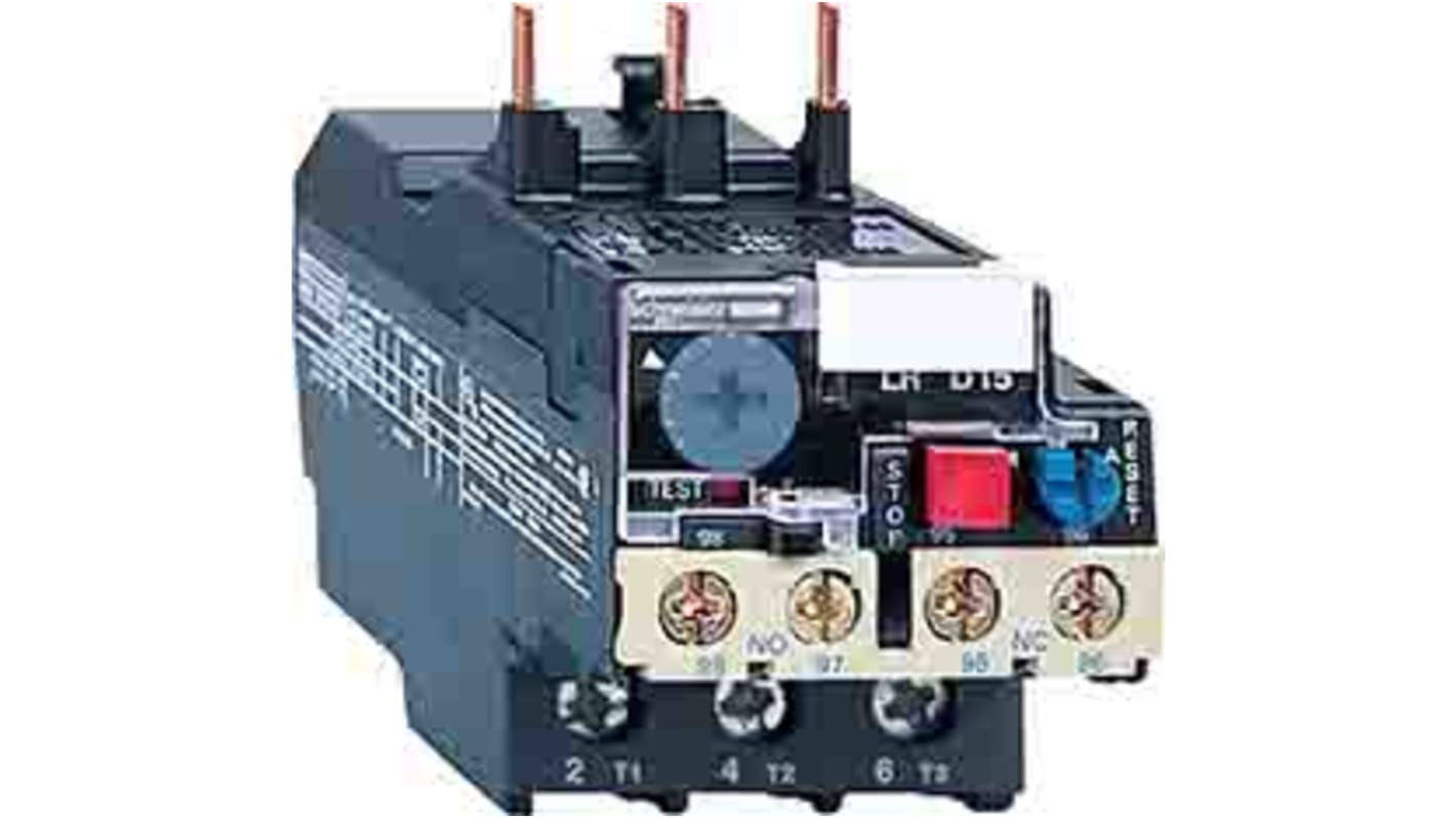 Relè di sovraccarico termico Schneider Electric LRD146, 10 A, 690 Vac, per avviamento e controllo motori, compatibile con TeSys.