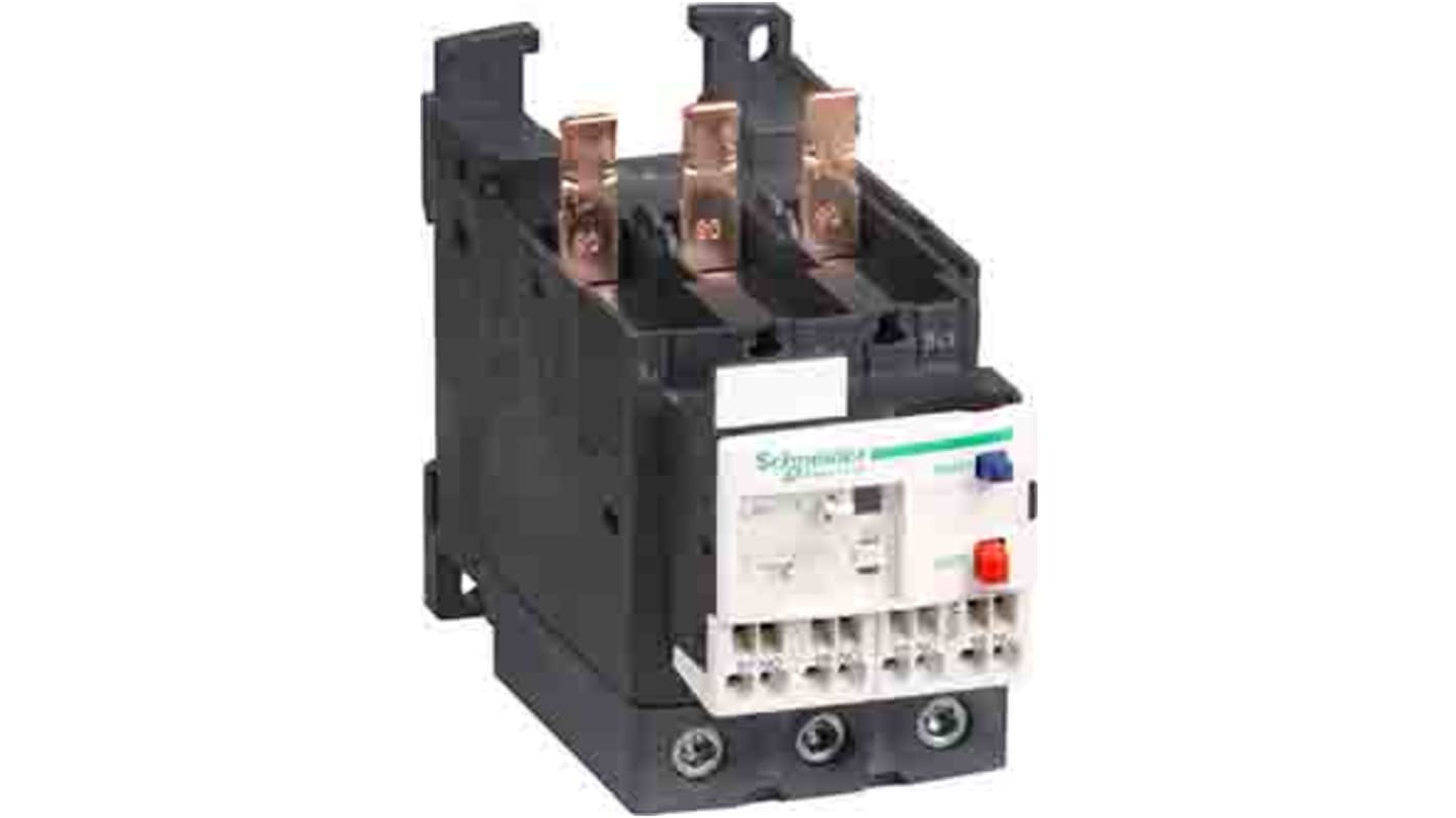 Relè di sovraccarico termico Schneider Electric LRD3323, FLC 32 A, 5 A contatto, 690 Vac, per avviamento motori.
