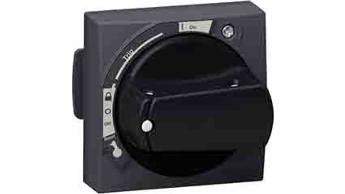 Manopola Schneider Electric GVAPB54 per interruttori a camme TeSys, impugnatura nera, montaggio diretto, altezza 60 mm, grado di protezione IP54.