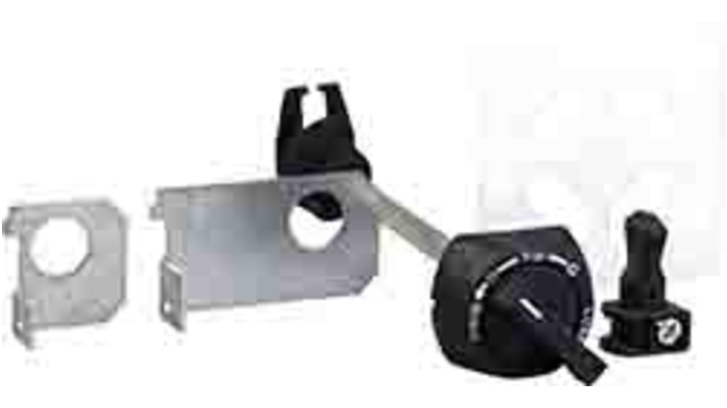 Manopola rotante Schneider Electric LU9AP20 per cassetto MCC, compatibile con LU2B e LUB, colore nero, serie TeSys.