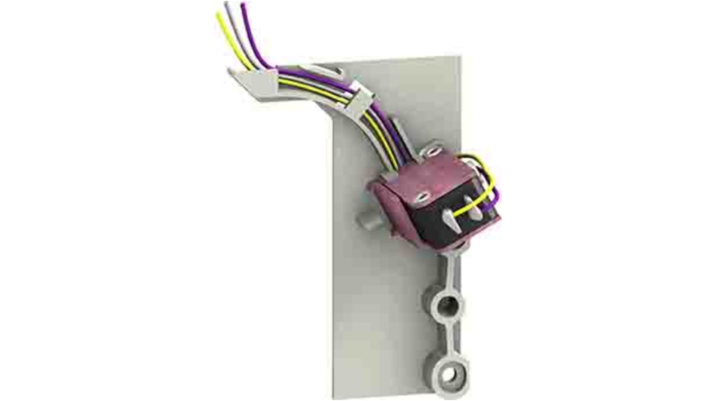 Contatto ausiliario Schneider Electric LV432605, 1 N/C + 1 N/A, montaggio a traino, corrente nominale 6 A.