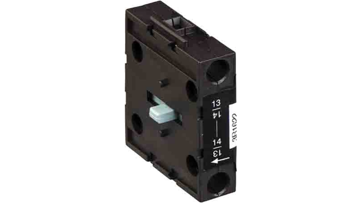 Blocco contatti ausiliari Schneider Electric VZN06, 1NC, tensione nominale 690 V, privo di mercurio, serie VZN.