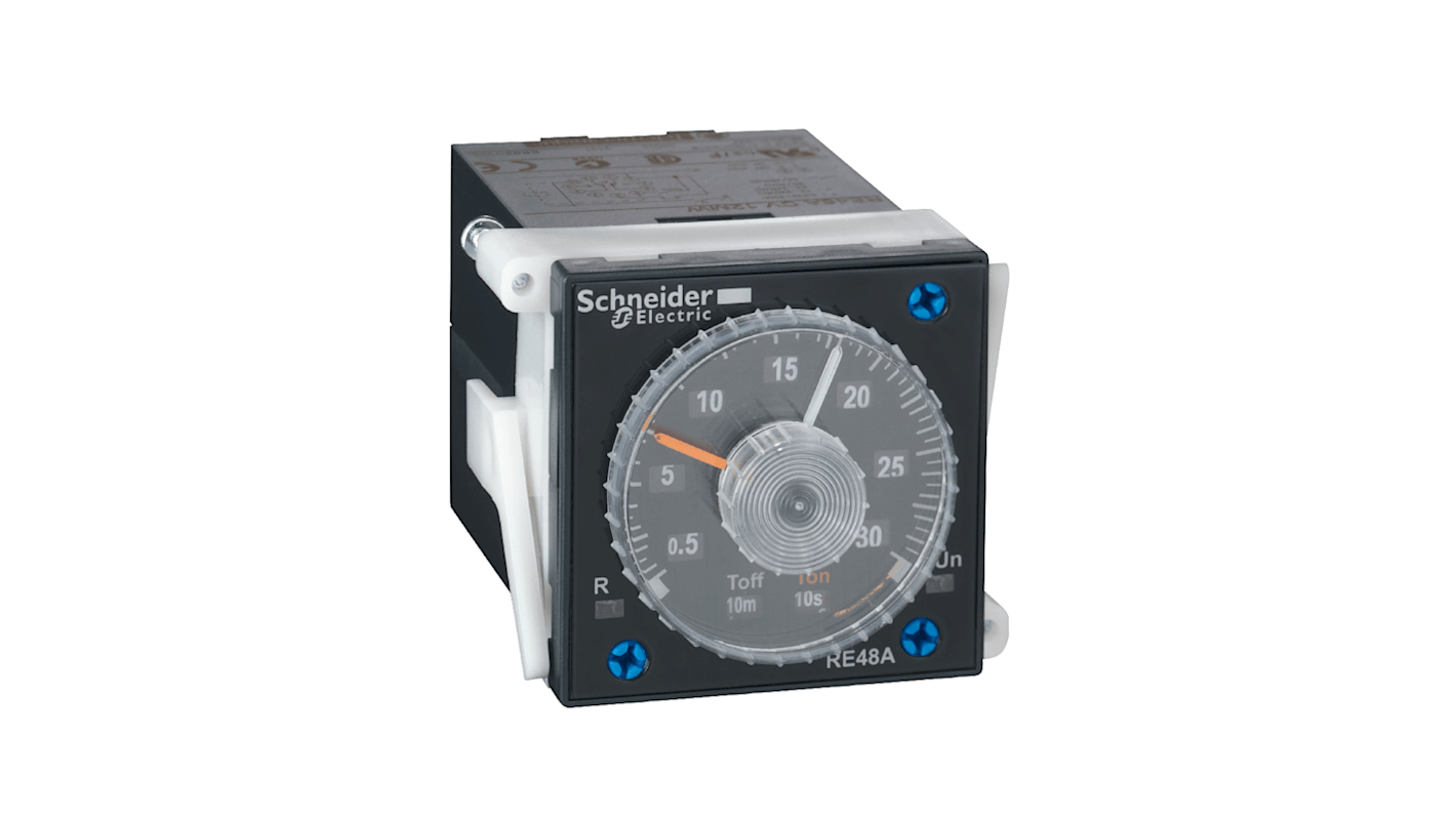 Coperchio relè Schneider Electric RE48AIPCOV per RE48ACV12MW, conforme agli standard IEC 61812-1, facilita il cablaggio.