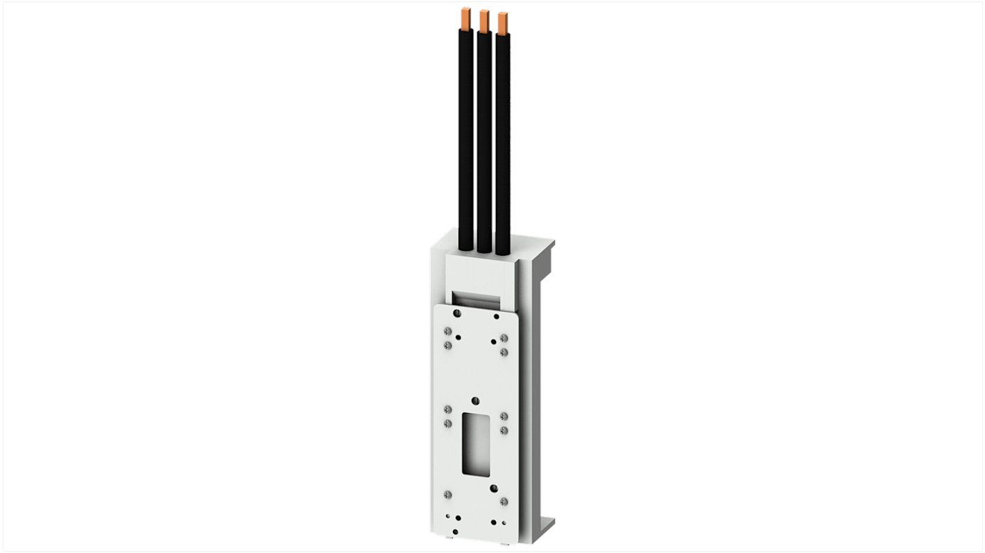 Adattatore Siemens 8US1211-4TR00 per barre di distribuzione, amperaggio 100A, design compatto e facile montaggio.
