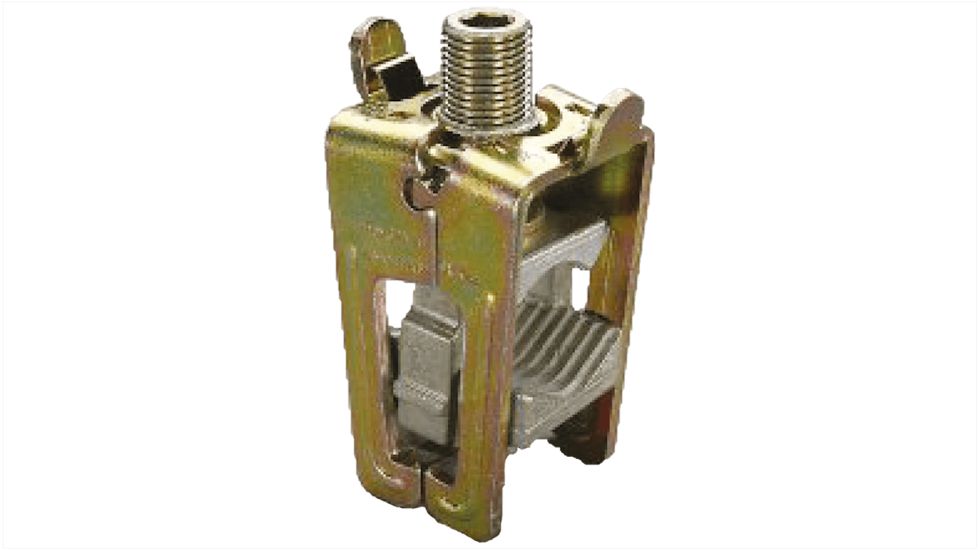 Terminali di collegamento Siemens 8US1941-2AA02 per conduttori in alluminio, design compatto e fissaggio meccanico sicuro.