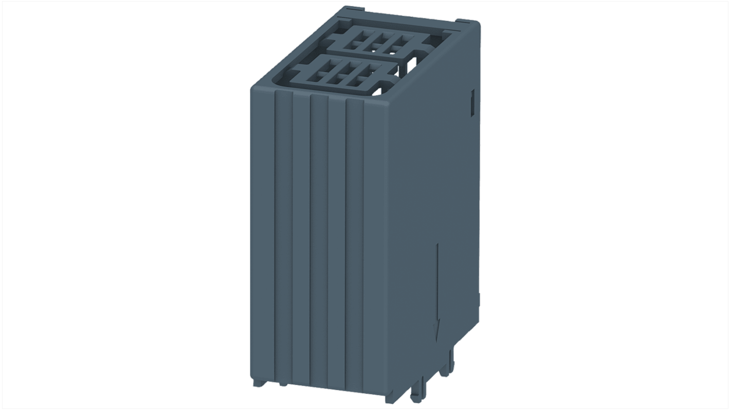 Coperchio di collegamento cavo corto Siemens 3KD9204-7, per sezionatore 3KD misura 2, include 6 unità.