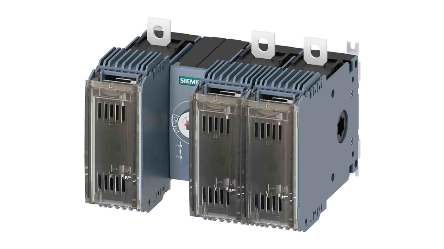 Sezionatore portafusibili Siemens 3KF2312-0MF11, 125A, 3 poli, fusibile NH00, temperatura operativa -25 a 70 gradi, IP20.