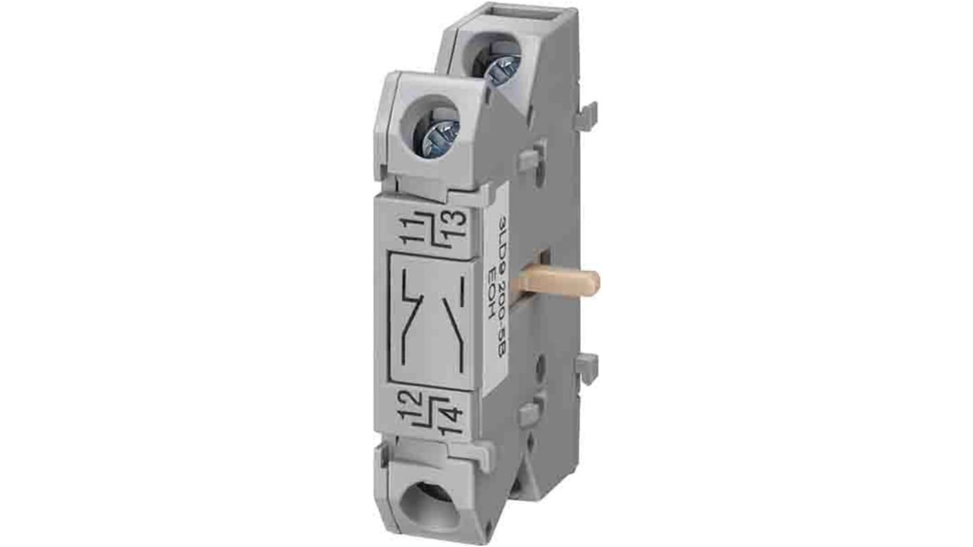 Interruttore ausiliario Siemens 3LD9200-5BF per sezionatori SENTRON, contatti placcati oro, montaggio frontale, approvato CSA.