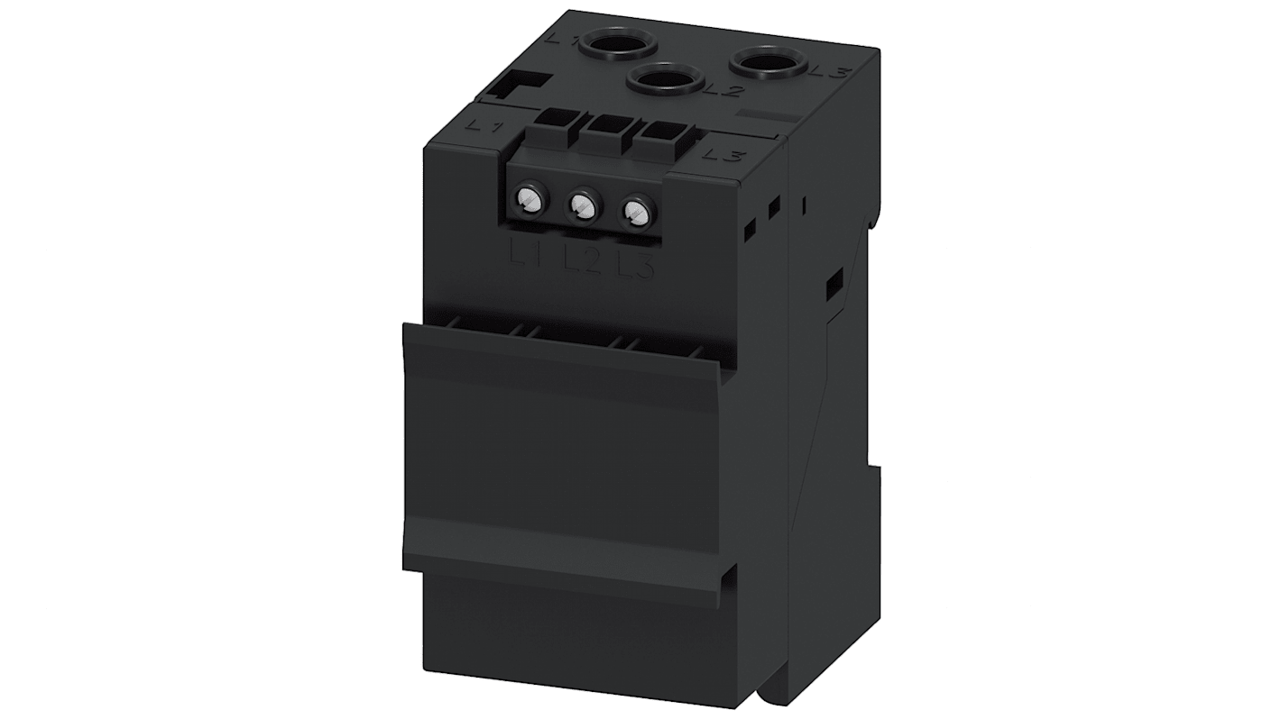 Contattore SIRIUS Siemens 3UF7111-1AA01-0, corrente nominale 40 A, tensione 690 V, design modulare per assemblaggio semplificato.