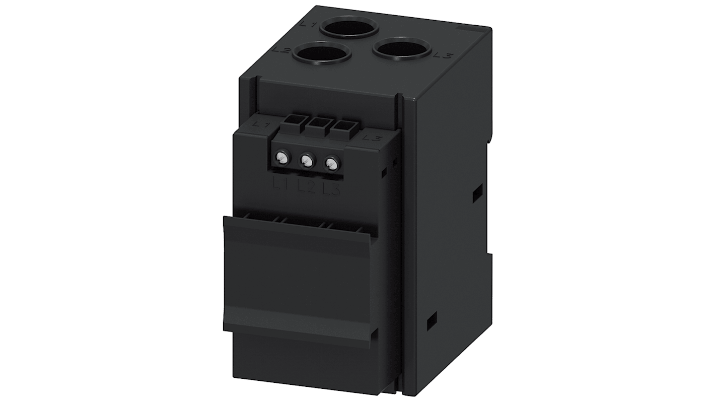 Contattore SIRIUS Siemens 3UF7112-1AA01-0, corrente nominale 115 A, tensione 690 V, design modulare per assemblaggio rapido.